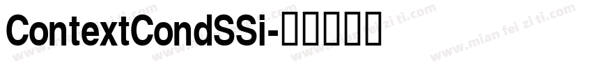 ContextCondSSi字体转换