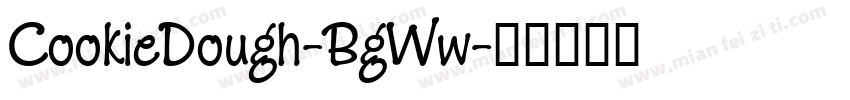 CookieDough-BgWw字体转换