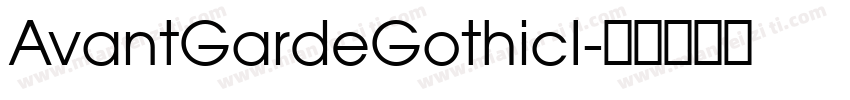 AvantGardeGothicI字体转换