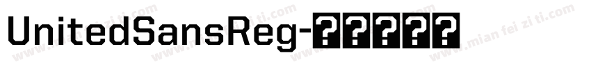 UnitedSansReg字体转换