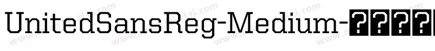 UnitedSansReg-Medium字体转换