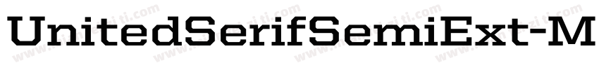 UnitedSerifSemiExt-Medium字体转换