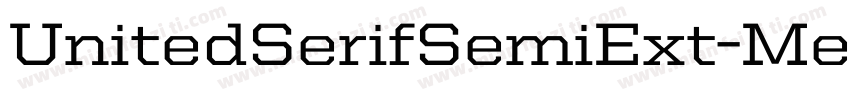 UnitedSerifSemiExt-Medium字体转换