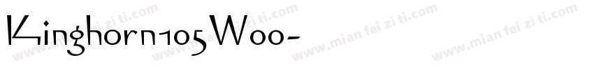 Kinghorn105W00字体转换