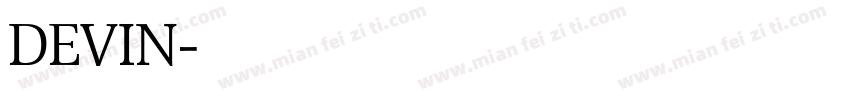 DEVIN字体转换