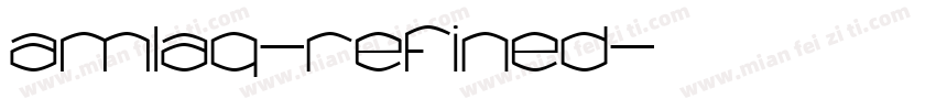 amlaq-refined字体转换