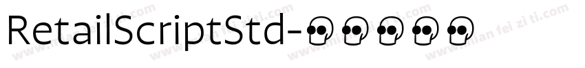 RetailScriptStd字体转换