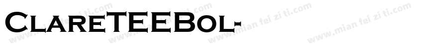 ClareTEEBol字体转换