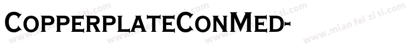 CopperplateConMed字体转换