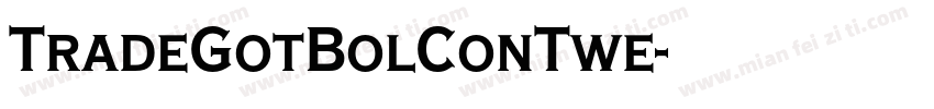 TradeGotBolConTwe字体转换