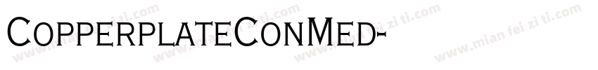 CopperplateConMed字体转换
