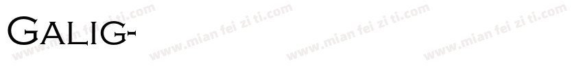 Galig字体转换
