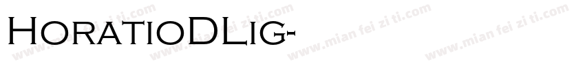 HoratioDLig字体转换
