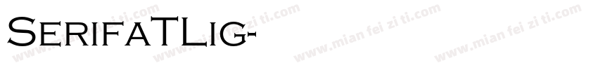 SerifaTLig字体转换