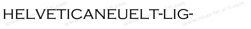 helveticaneuelt-lig字体转换