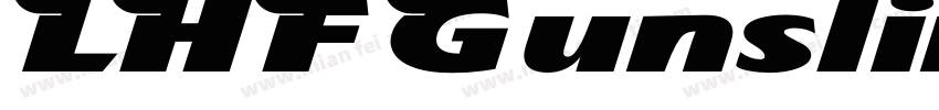 LHFGunslingerGOOD字体转换