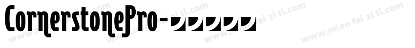 CornerstonePro字体转换