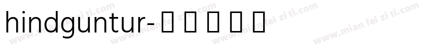 hindguntur字体转换