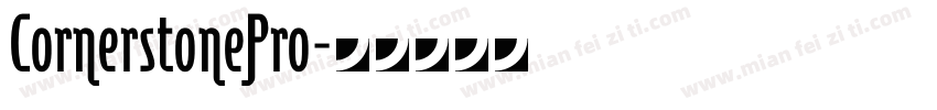 CornerstonePro字体转换