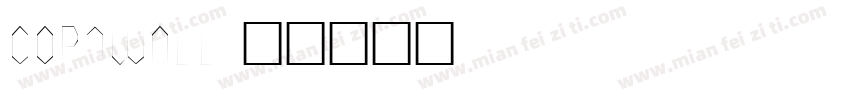 CORNWALL字体转换