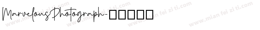 MarvelousPhotograph字体转换