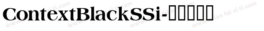 ContextBlackSSi字体转换