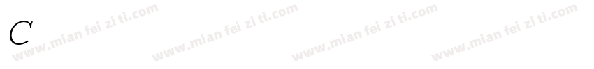 Courier-BoldOblique字体转换