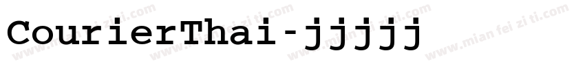 CourierThai字体转换