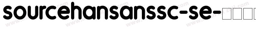 sourcehansanssc-se字体转换