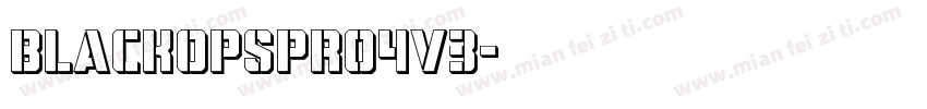 BlackOpsPro4V3字体转换