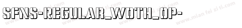 SFNS-Regular_wdth_op字体转换