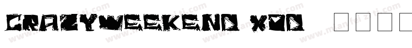CrazyWeekend-XVD9字体转换