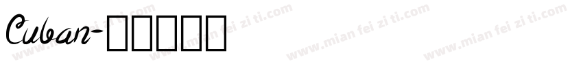 Cuban字体转换