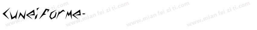 Cuneiforme字体转换