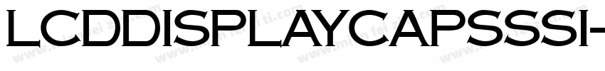 LCDDisplayCapsSSi字体转换