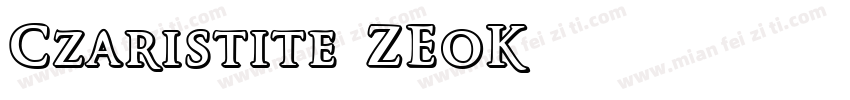 Czaristite-ZEoK字体转换
