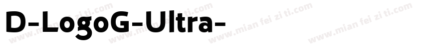 D-LogoG-Ultra字体转换