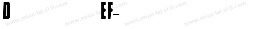 DigitalEF字体转换