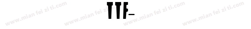 digifacTTF字体转换