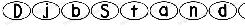 DjbStandardizedTestOval-qWe2字体转换