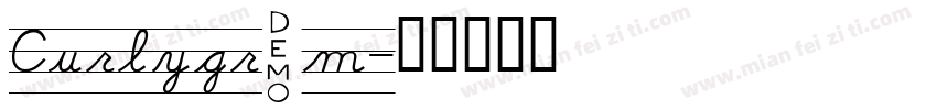 Curlygram字体转换