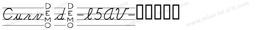 Curvada-l5AV字体转换