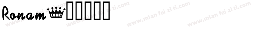 Ronam字体转换