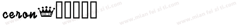 ceron字体转换