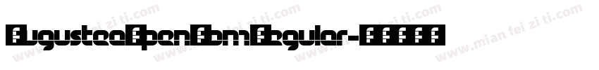 AugusteaOpenComRegular字体转换