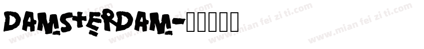damsterdam字体转换