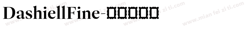 DashiellFine字体转换