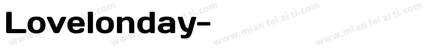 Lovelonday字体转换