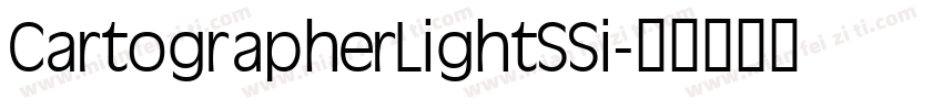 CartographerLightSSi字体转换