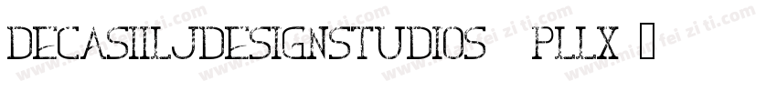 DecasIiLjDesignStudios2-PLlx字体转换